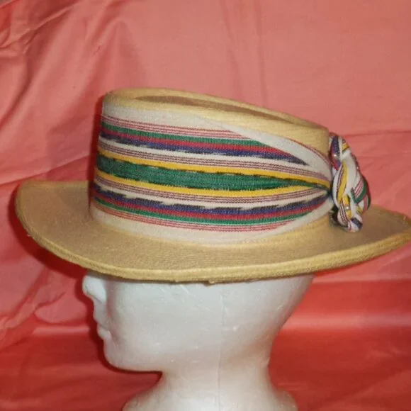 LA GIRALDA PANAMA WIDE BRIM HAT-MADE 100% PALM LEAVES-NEW - Picture 4 of 6